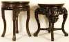 Two Carved Chinese Low Tables