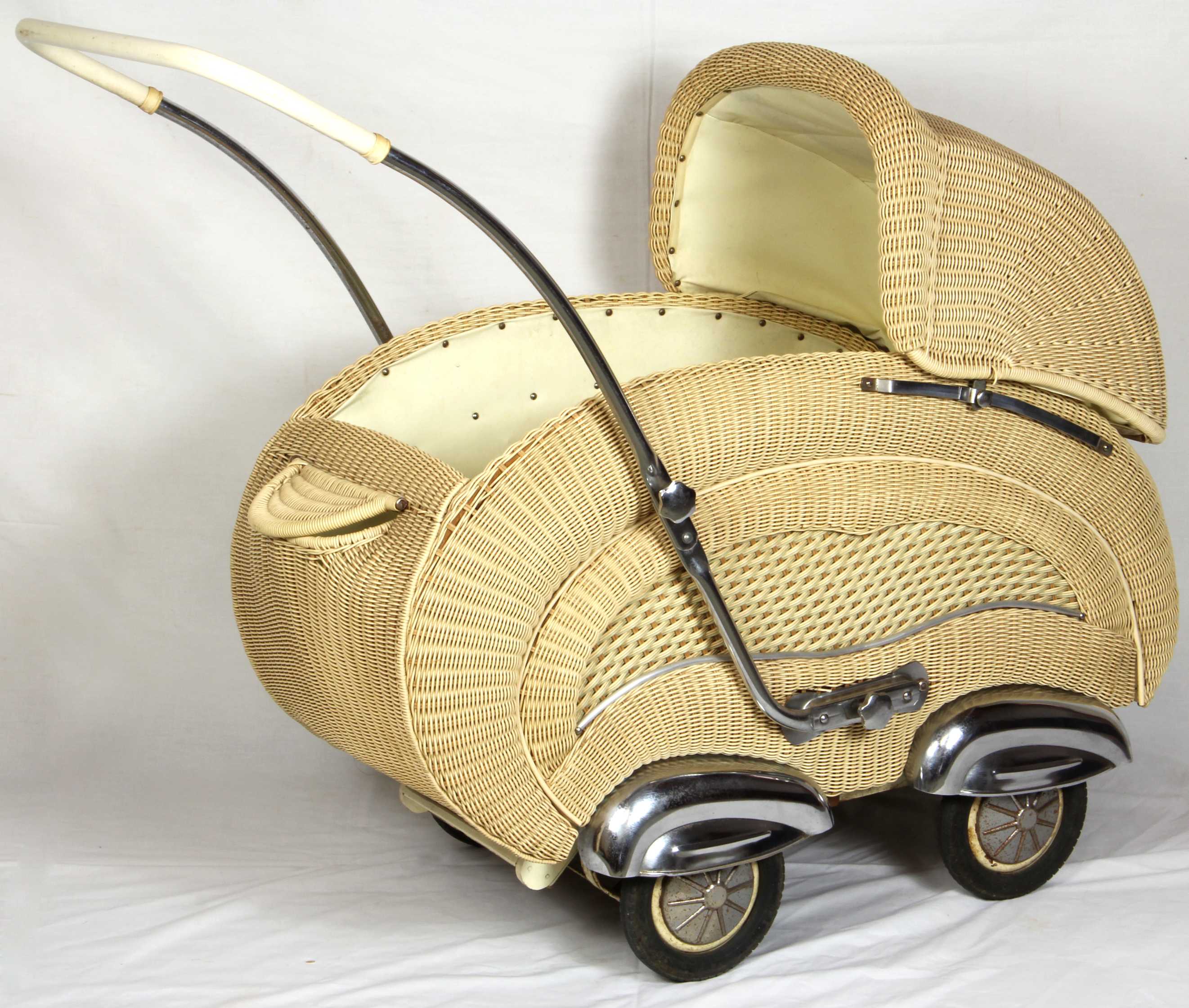 1950s baby stroller