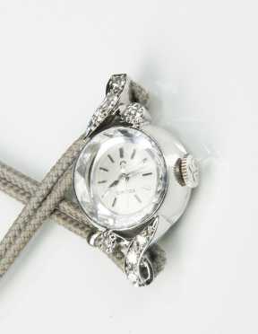 Omega Ladies Watch with Diamond Accents