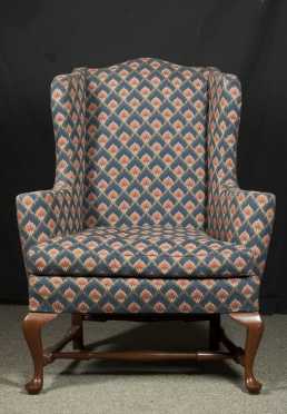 Queen Ann Style Wing Chair
