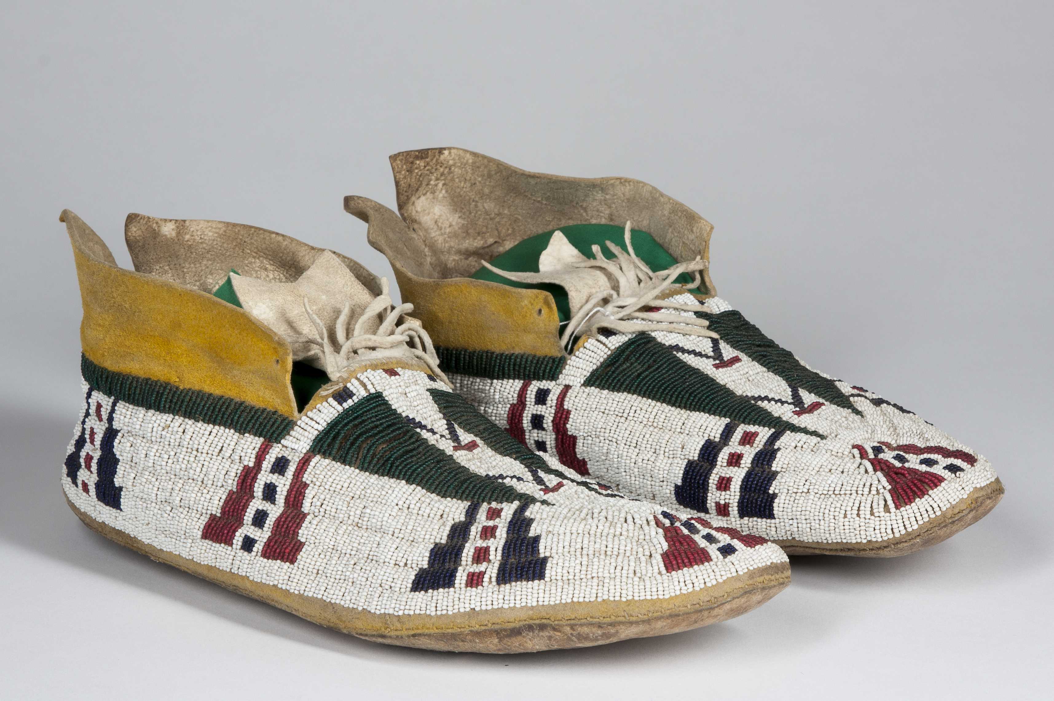 native american beaded moccasins