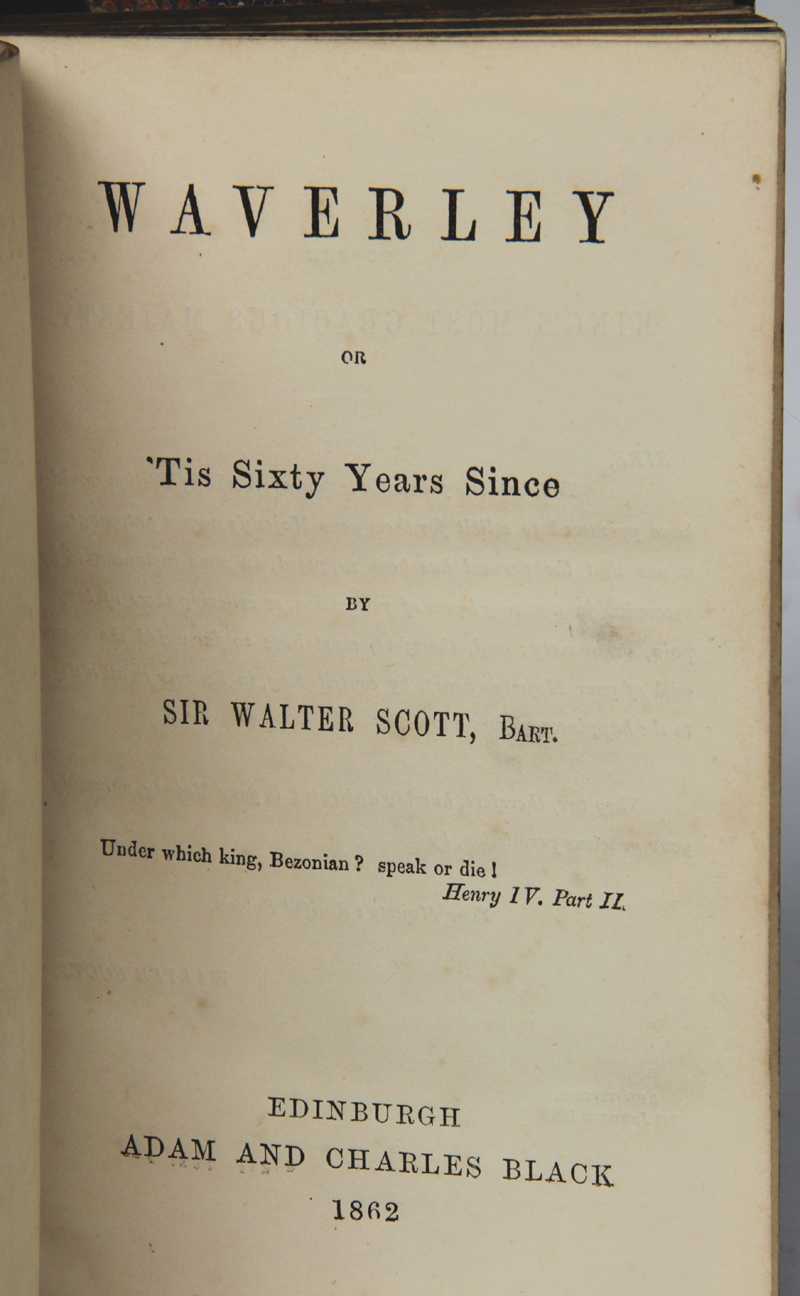 Walter Scott, Novels