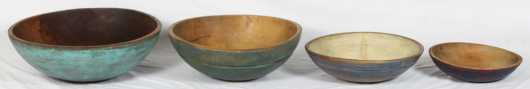Nest of Turned Wooden Bowls
