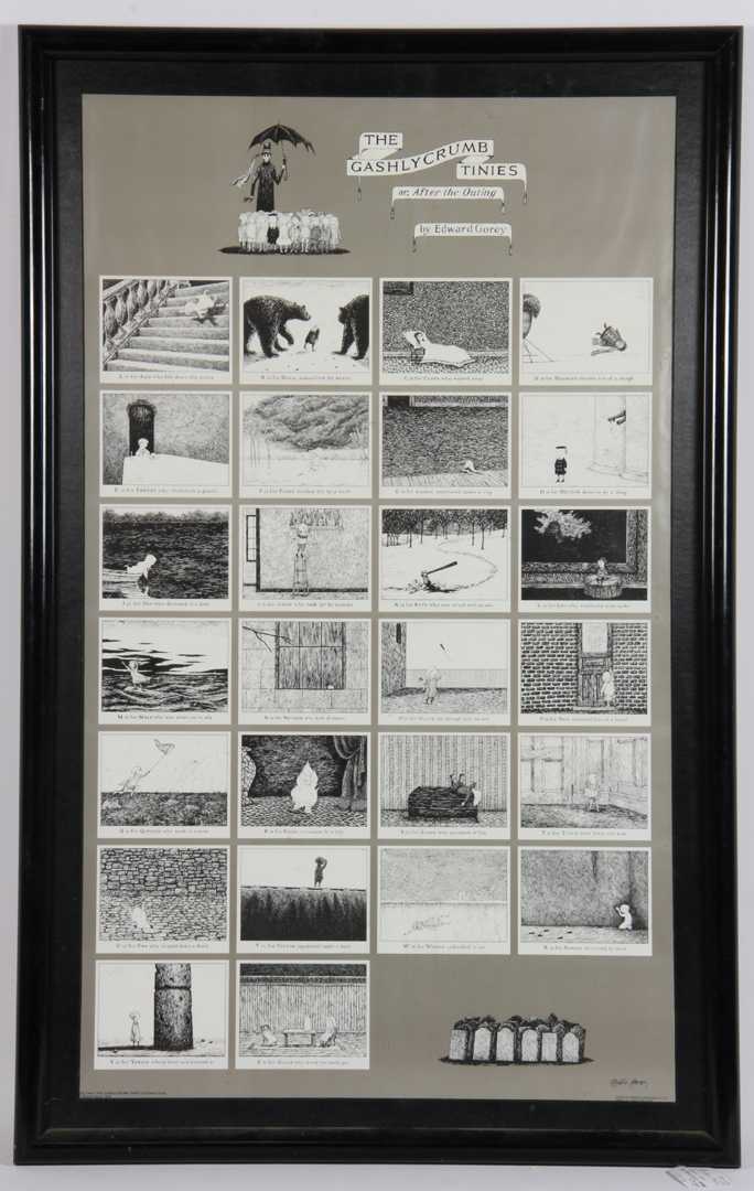 the gashlycrumb tinies poster the gashlycrumb tinies poster