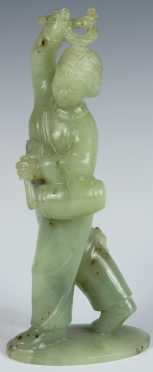 Chinese Jadeite Carved Figure 