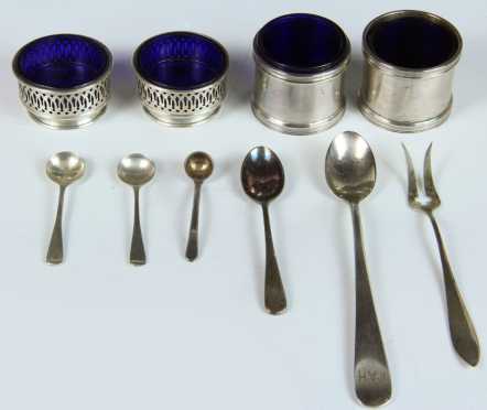 Miscellaneous Silver Salts and Spoons