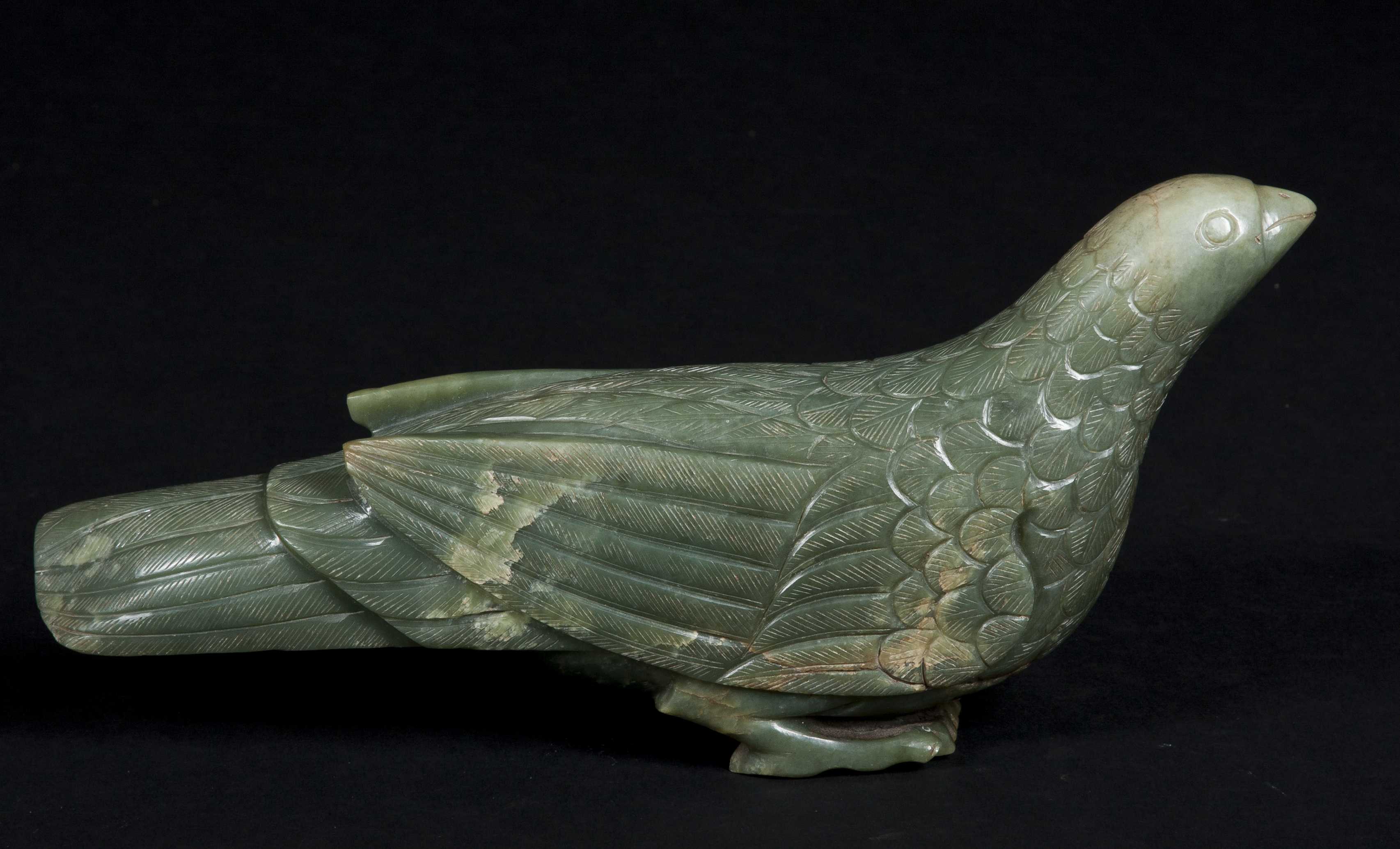 stone bird figurines