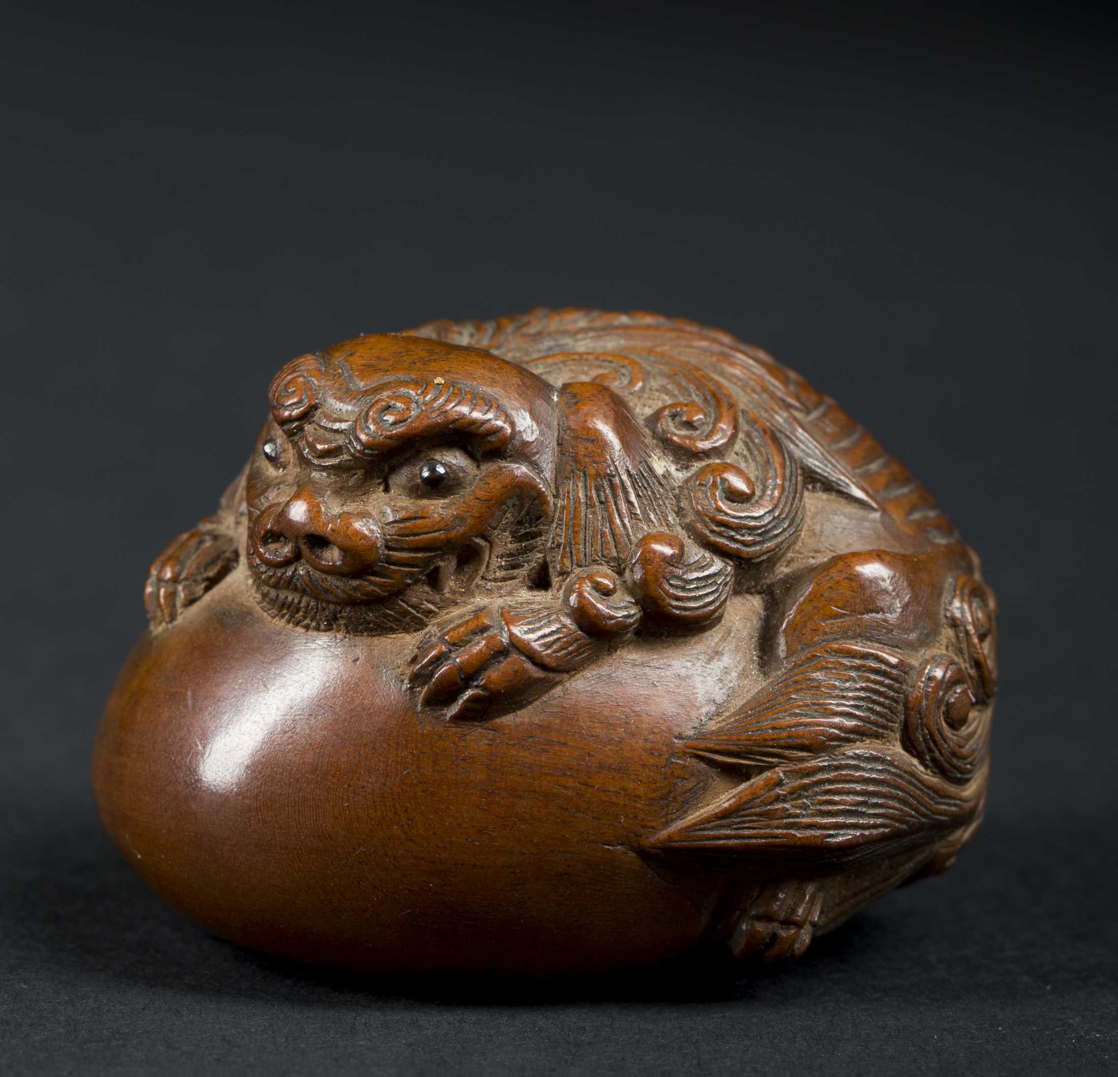 Netsuke Antique Japanese Carved Ivory Netsuke Fukurokuju Mulley Thadiefuld