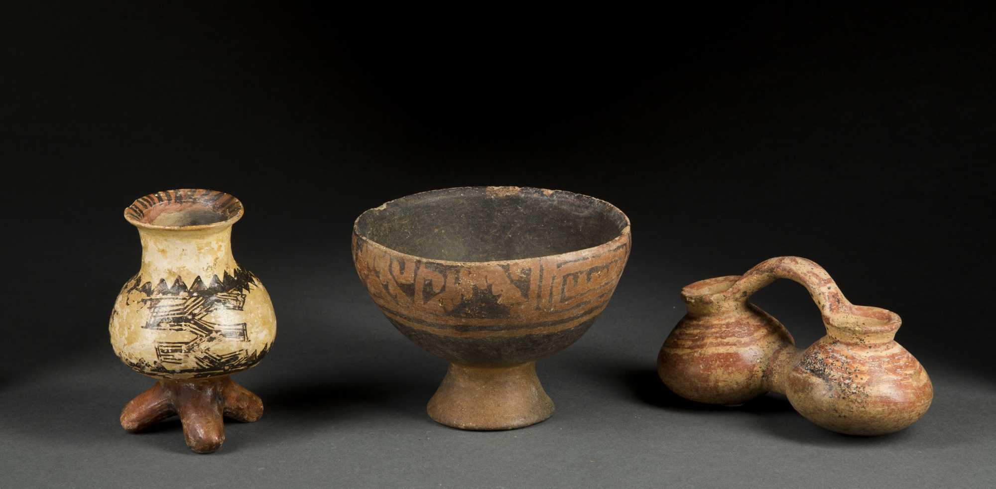 Three Pre-Columbian Pots