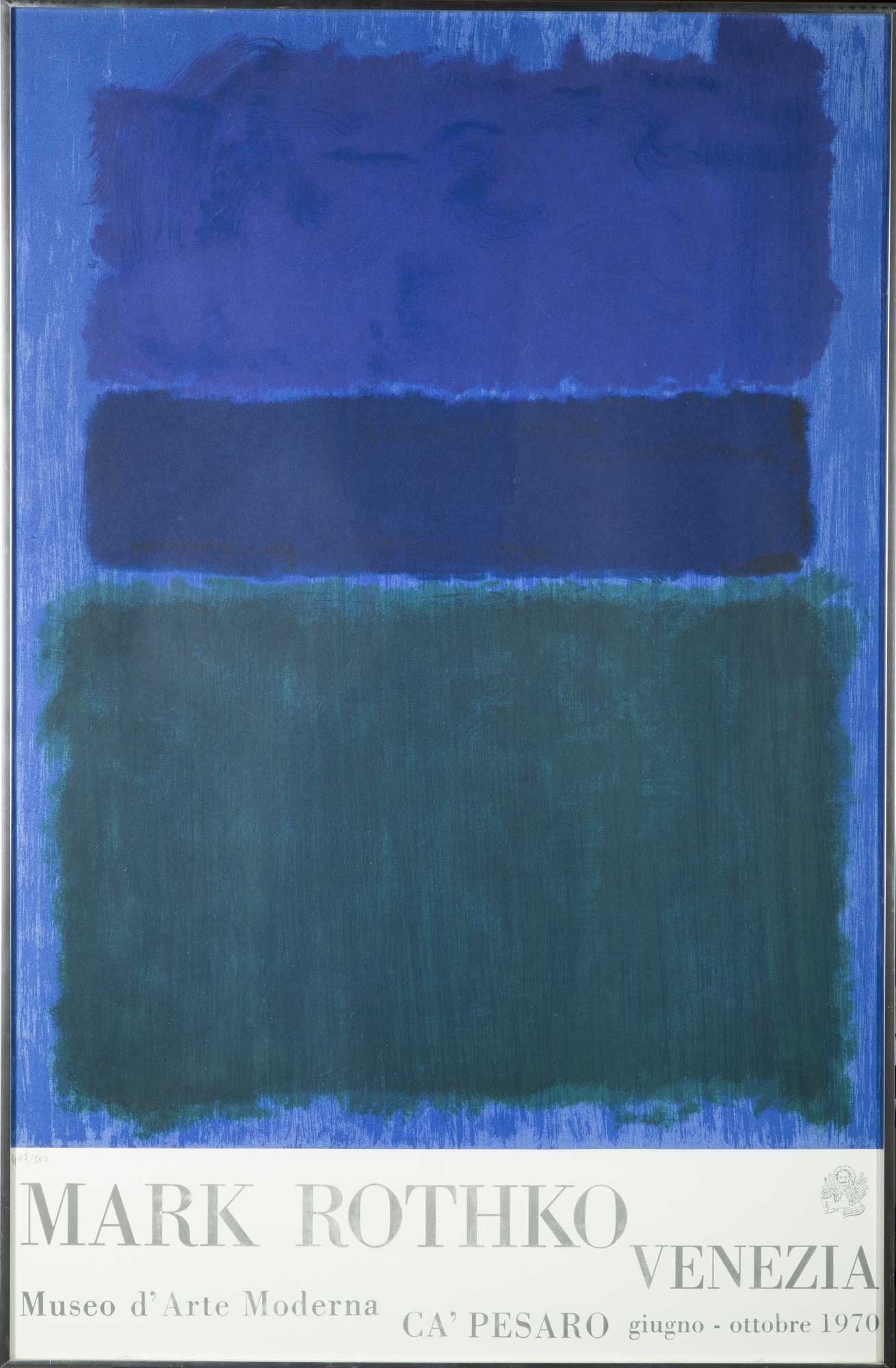 Mark Rothko Poster- 1970 Museo De Arte Moderna