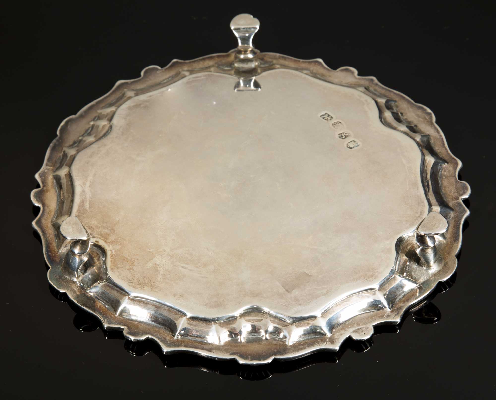 English Silver Salver