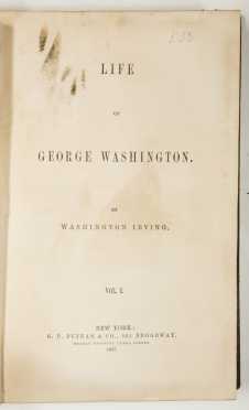 Life of Washington, by Irving, 1859