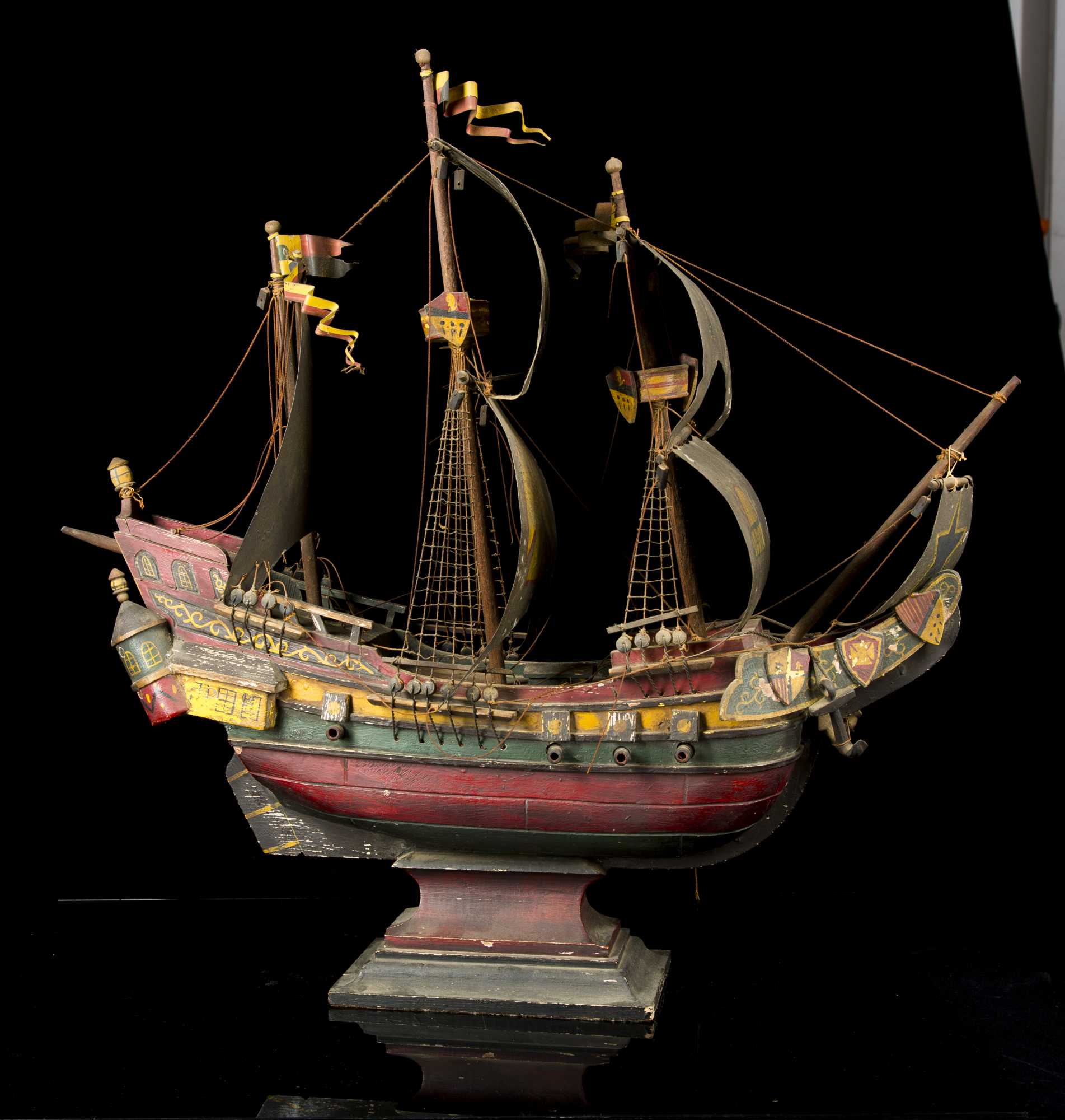 20thC Model of a 16thC Spanish Galleon