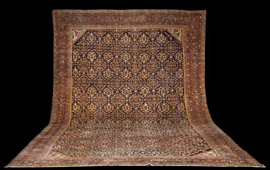 Antique Mahal Room Size Oriental Rug