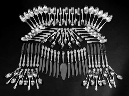 Bailey, Banks and Biddle Sterling Flatware for Twelve