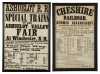 Two Railroad Broadsides from Southwestern NH