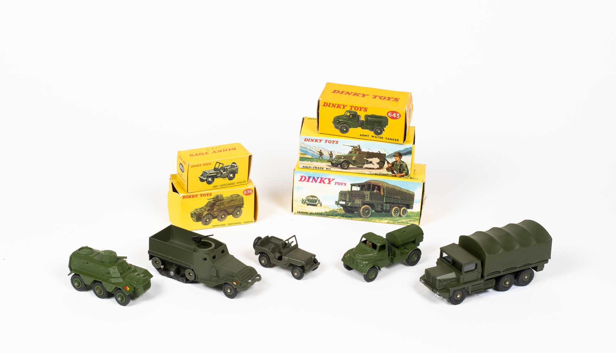 dinky toys military vehicles