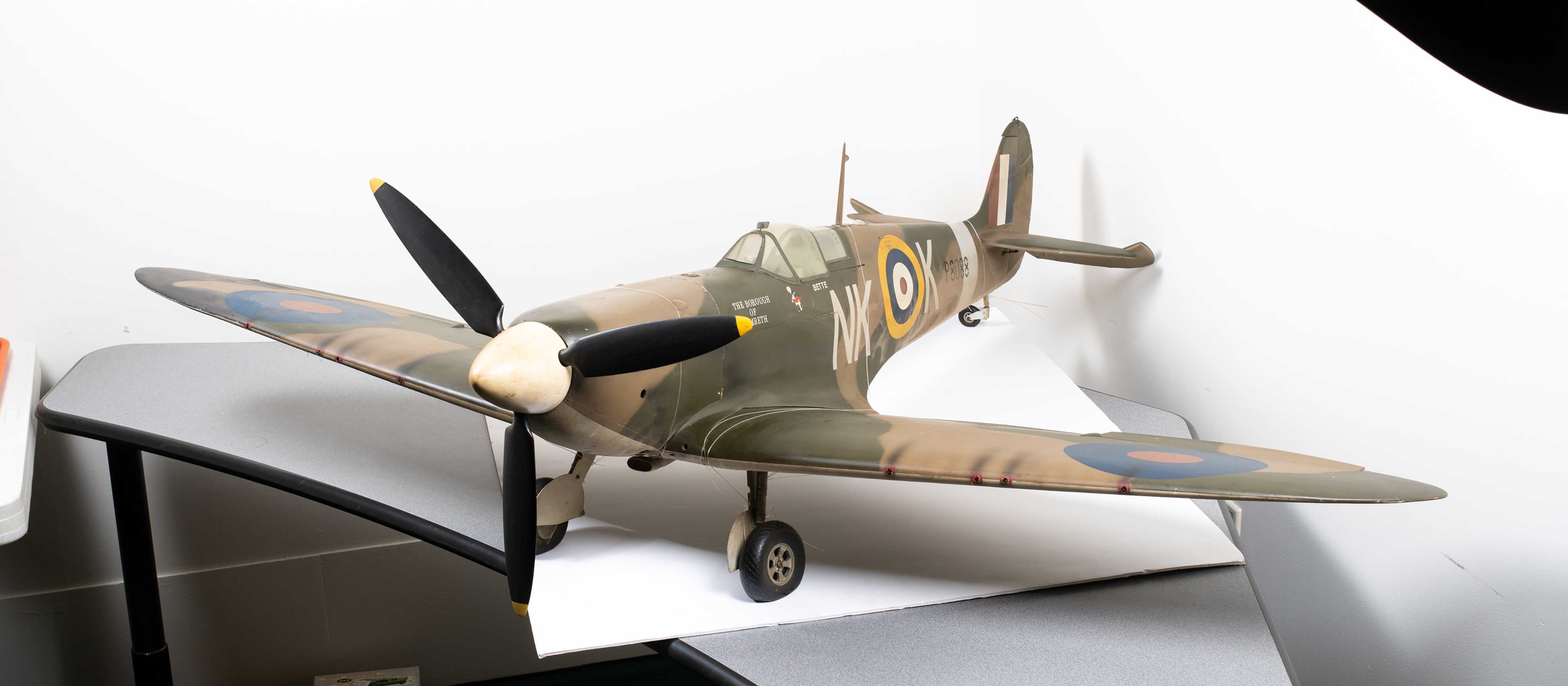 large scale spitfire model