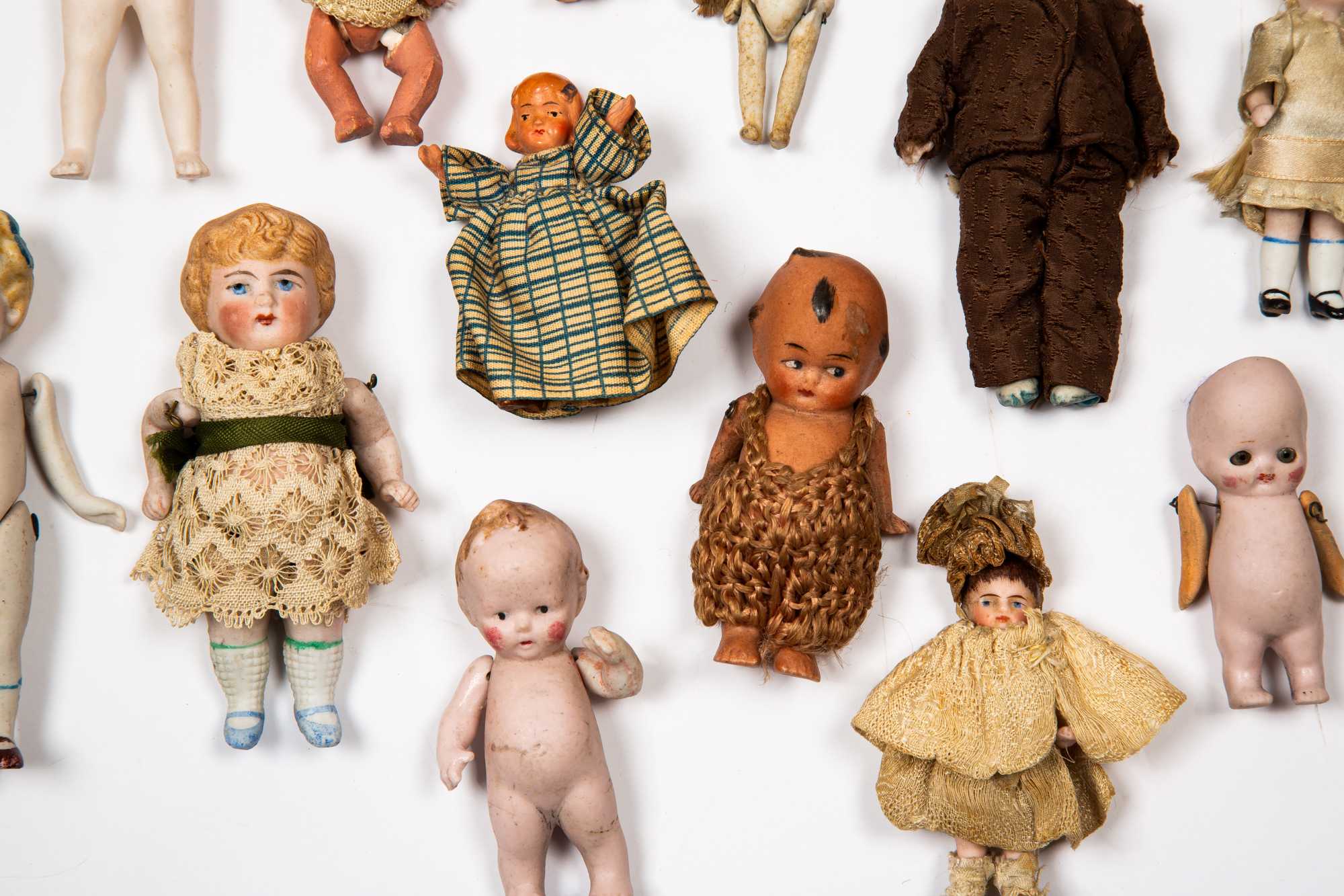 set of small dolls