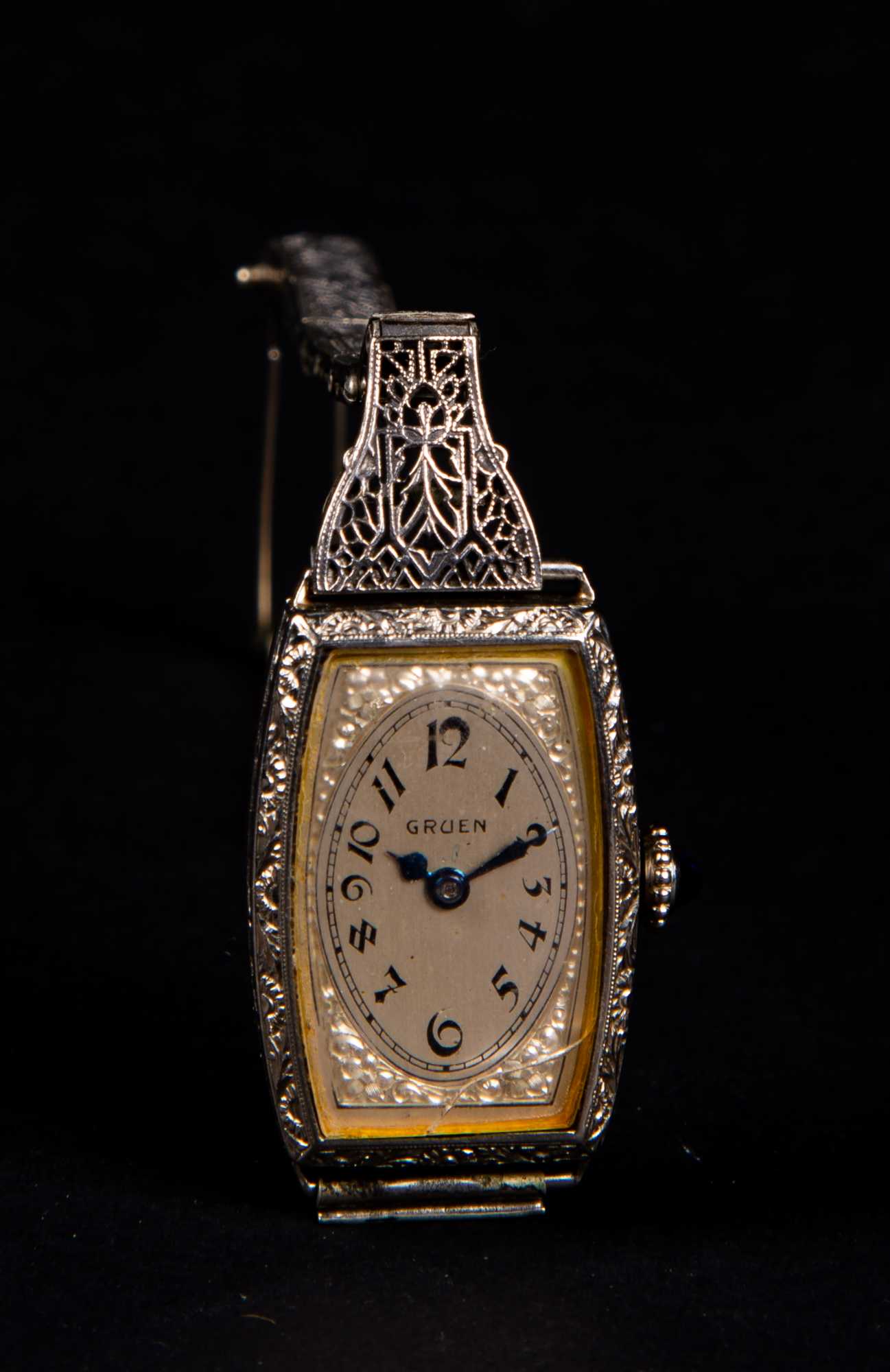 art deco wrist watch