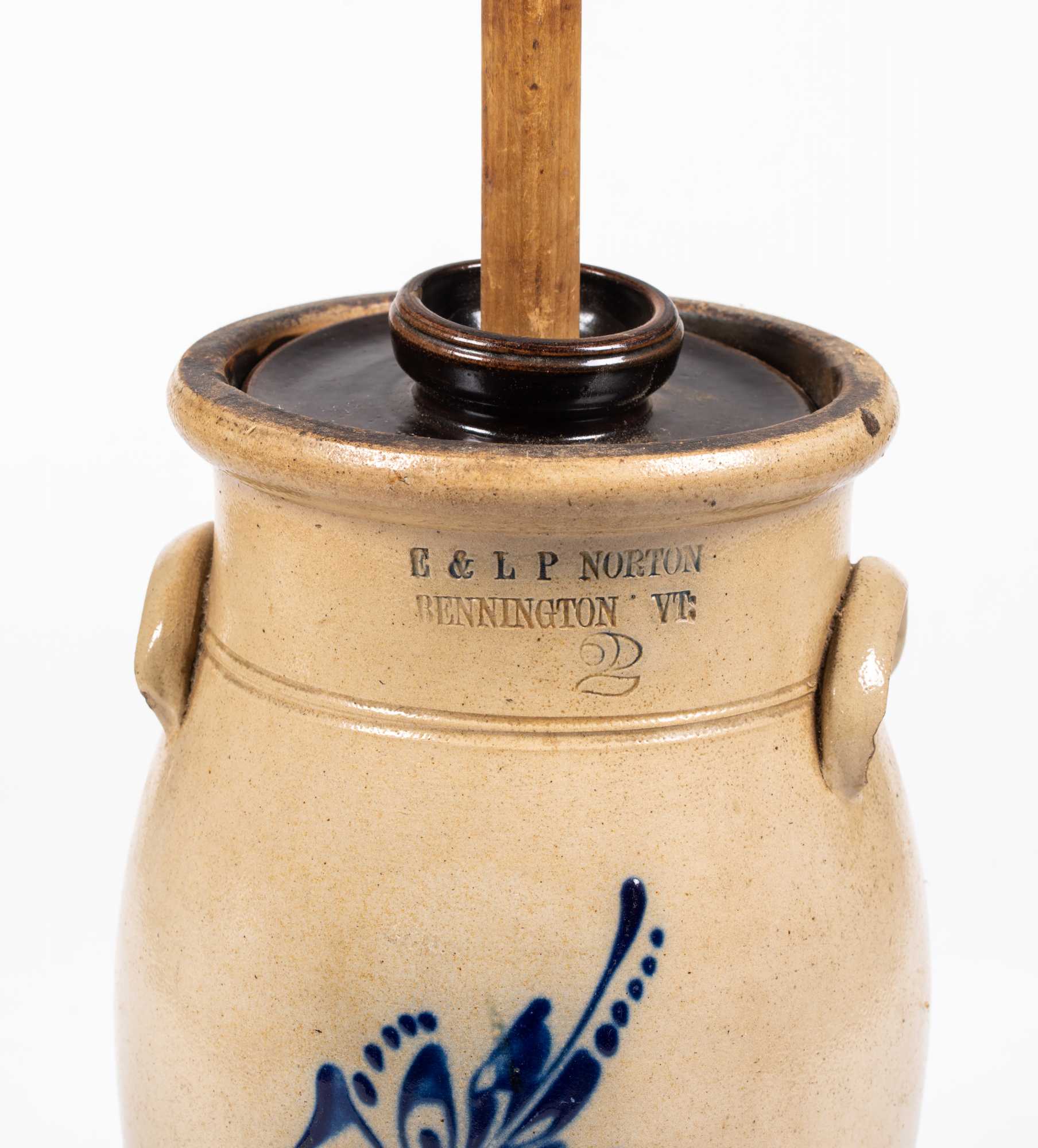 bennington pottery butter dish