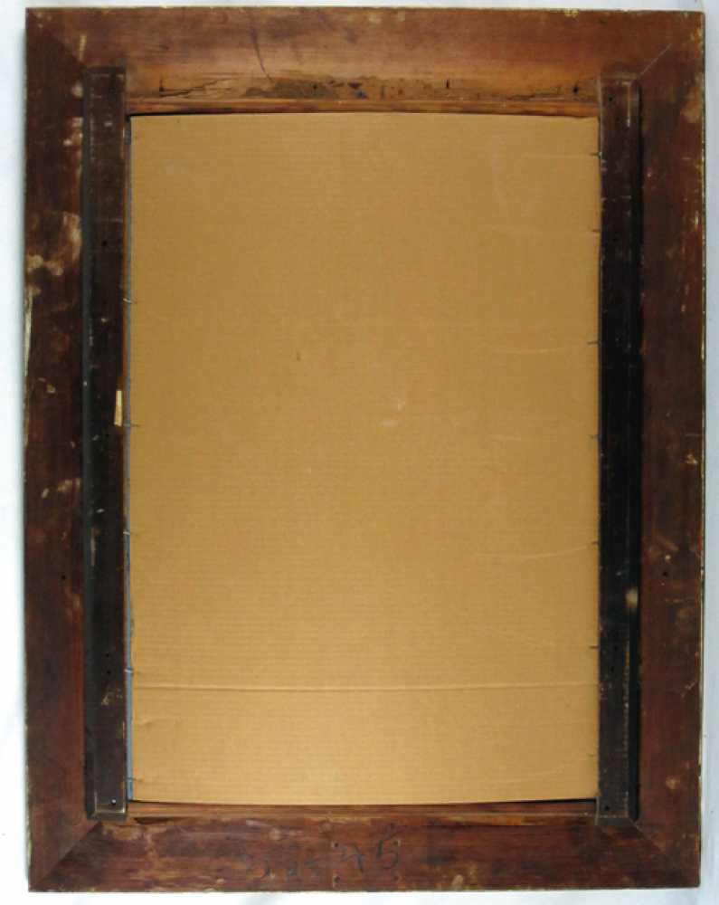 Lot 250: Continental Gesso on Wood Frame mirror