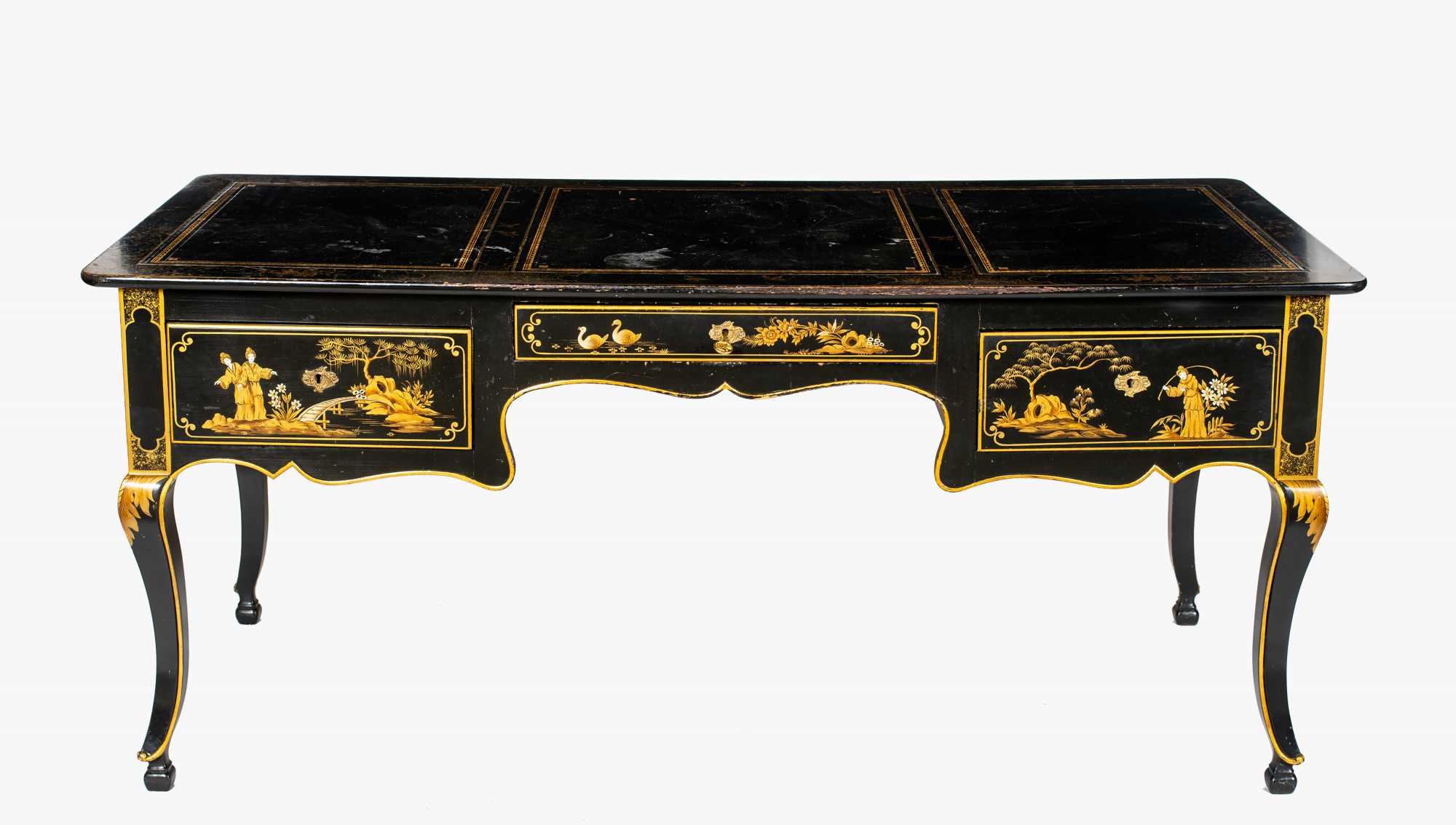 chinese-style-chinoiserie-decorated-writing-desk