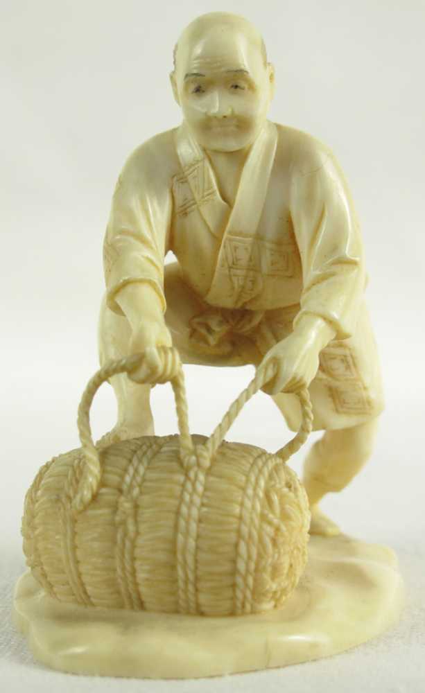 small japanese ivory figurines